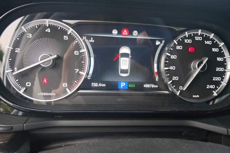 Used GAC Trumpchi GA6 2019 270T Automatic Luxury Edition Odometer Close Up