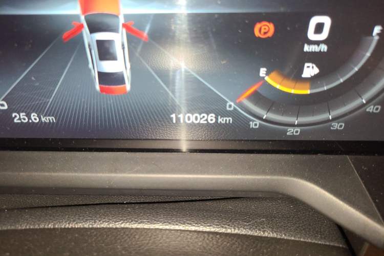 Used GAC Trumpchi GA6 2019 270T Automatic Smart Edition Odometer Close Up