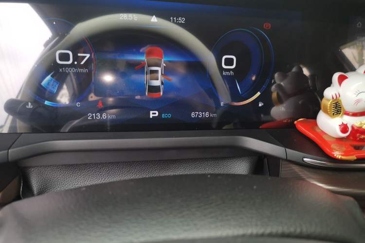 Used GAC Trumpchi GA6 2019 270T Automatic Prestige Edition Odometer Close Up