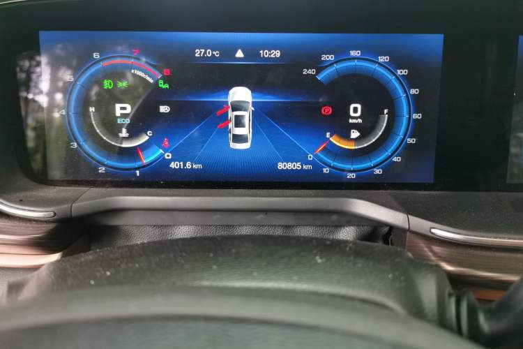 Used GAC Trumpchi GA6 2019 270T Automatic Supreme Edition Odometer Close Up