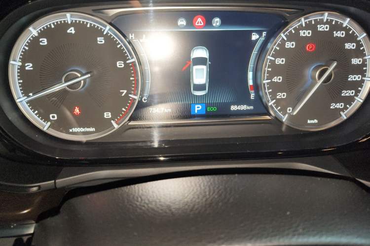 Used GAC Trumpchi GA6 2019 270T Automatic Luxury Edition Odometer Close Up