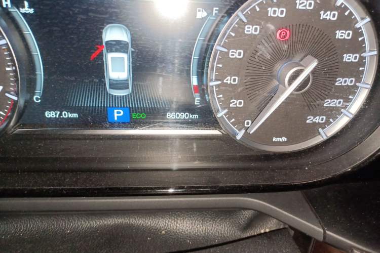 Used GAC Trumpchi GA6 2019 270T Automatic Luxury Edition Odometer Close Up