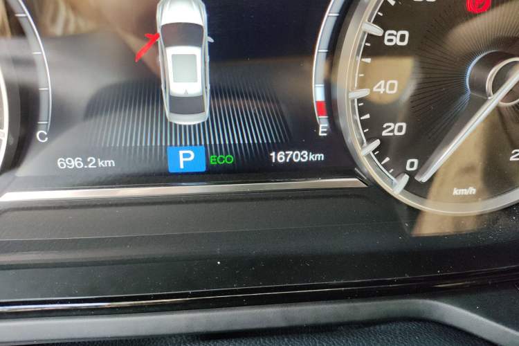 Used GAC Trumpchi GA6 2019 270T Automatic Elite Edition Odometer Close Up