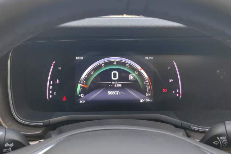 Used GAC Trumpchi GA6 2022 270T Automatic Luxury Edition Odometer Close Up