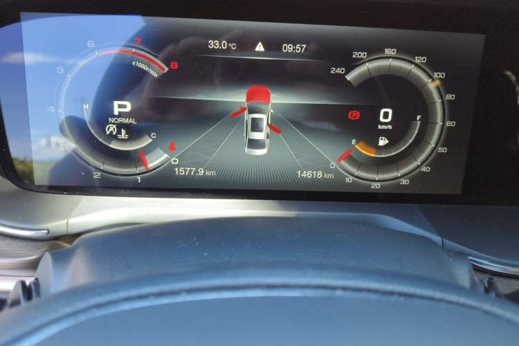 Used GAC Trumpchi GA6 2022 270T Automatic Prestige Edition Odometer Close Up