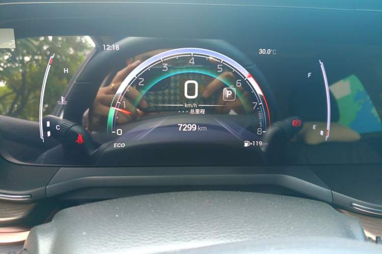 Used GAC Trumpchi GA6 2022 270T Automatic Luxury Edition Odometer Close Up