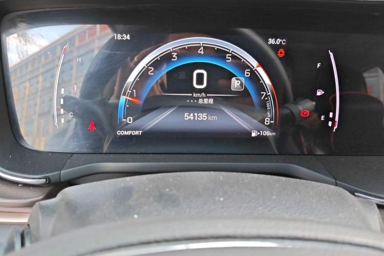 Used GAC Trumpchi GA6 2022 270T Automatic Luxury Edition Odometer Close Up