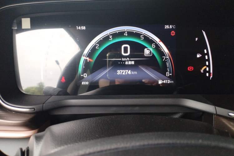 Used GAC Trumpchi GA6 2022 270T Automatic Luxury Edition Odometer Close Up