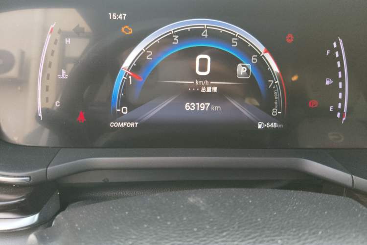 Used GAC Trumpchi GA6 2022 270T Automatic Elite Edition Odometer Close Up