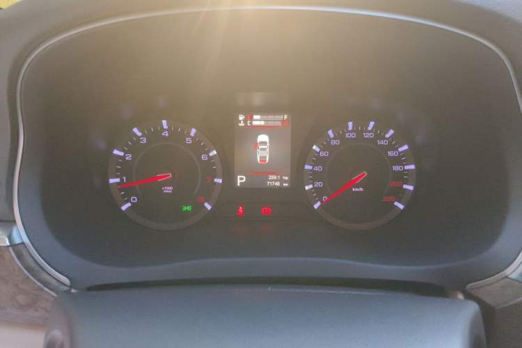 Used GAC Trumpchi GA8 2016 320T Luxury Edition Odometer Close Up
