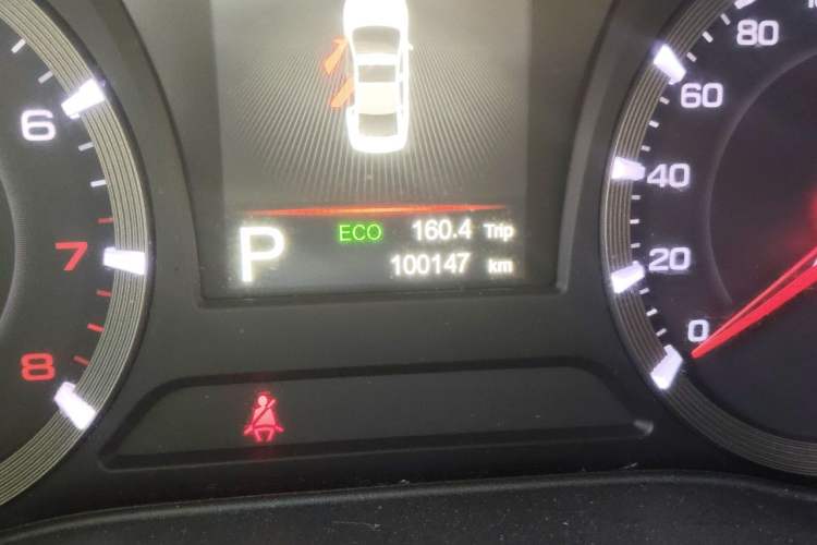 Used GAC Trumpchi GA8 2016 320T Luxury Edition Odometer Close Up