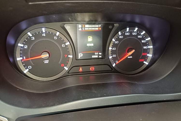 Used GAC Trumpchi GA8 2016 320T Luxury Edition Odometer Close Up