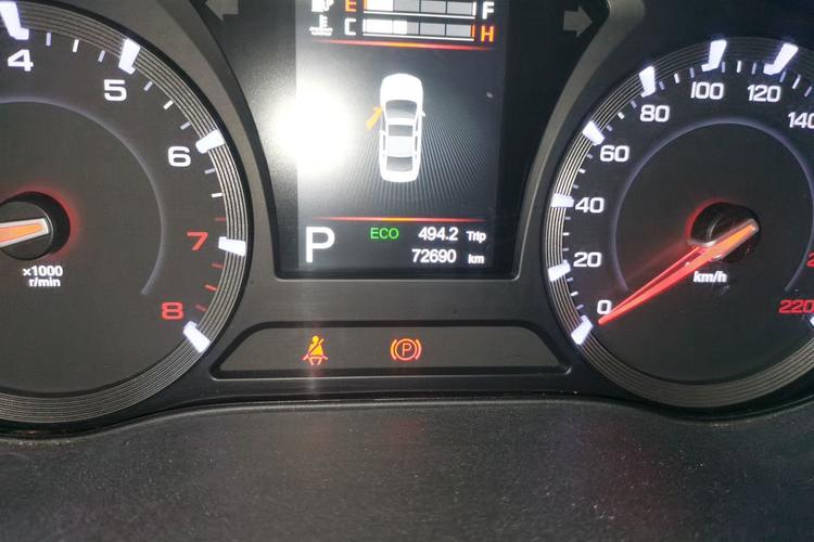 Used GAC Trumpchi GA8 2016 320T Luxury Edition Odometer Close Up