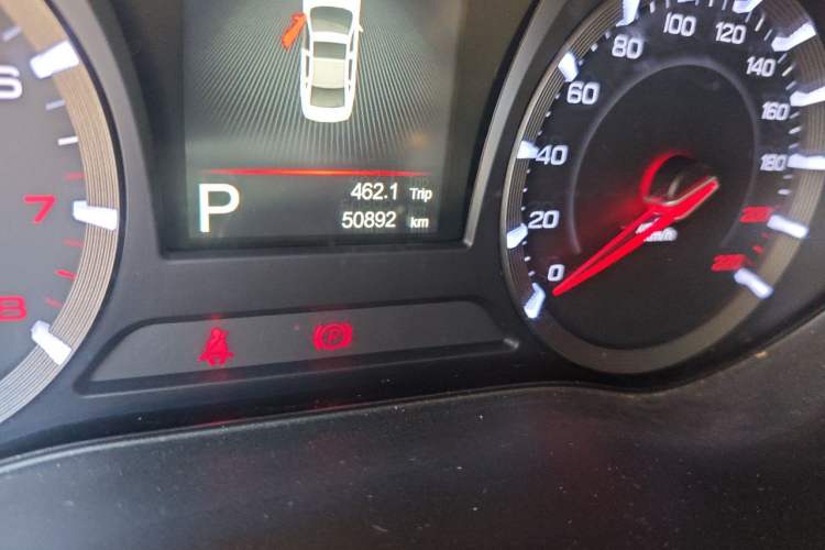 Used GAC Trumpchi GA8 2016 320T Luxury Edition Odometer Close Up