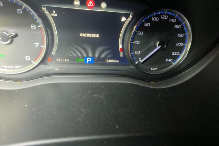 Used GAC Trumpchi GA8 2017 320T Luxury Edition Odometer Close Up