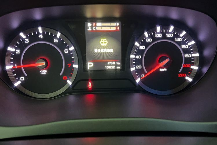 Used GAC Trumpchi GA8 2017 280T Deluxe Edition Odometer Close Up