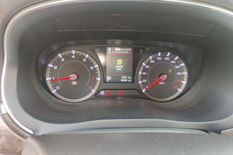 Used GAC Trumpchi GA8 2017 280T Executive Edition Odometer Close Up