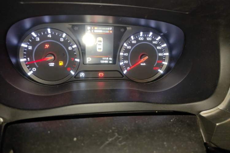 Used GAC Trumpchi GA8 2017 280T Deluxe Edition Odometer Close Up