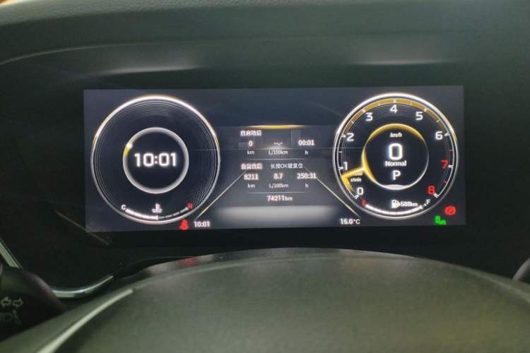 Used GAC Trumpchi GA8 2020 390T Ultimate Edition Odometer Close Up
