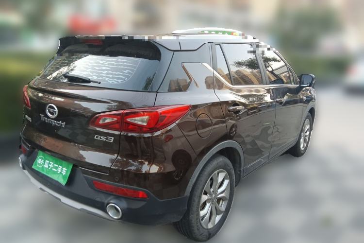 Used GAC Trumpchi GS3 2017 150N Manual Elite Edition Rear Right 45 Deg