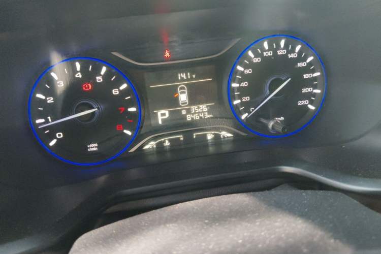 Used GAC Trumpchi GS3 2017 150N Automatic Elite Edition Odometer Close Up
