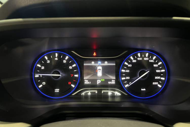 Used GAC Trumpchi GS3 2017 200T Automatic Luxury Edition Odometer Close Up