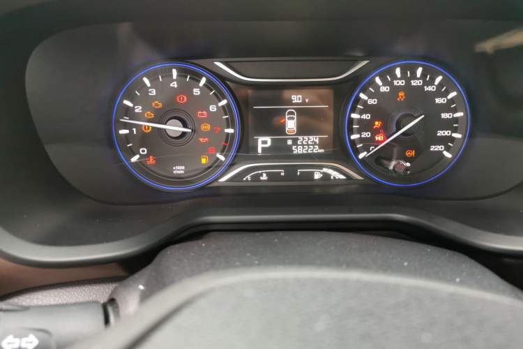 Used GAC Trumpchi GS3 2017 150N Automatic Elite Edition Odometer Close Up
