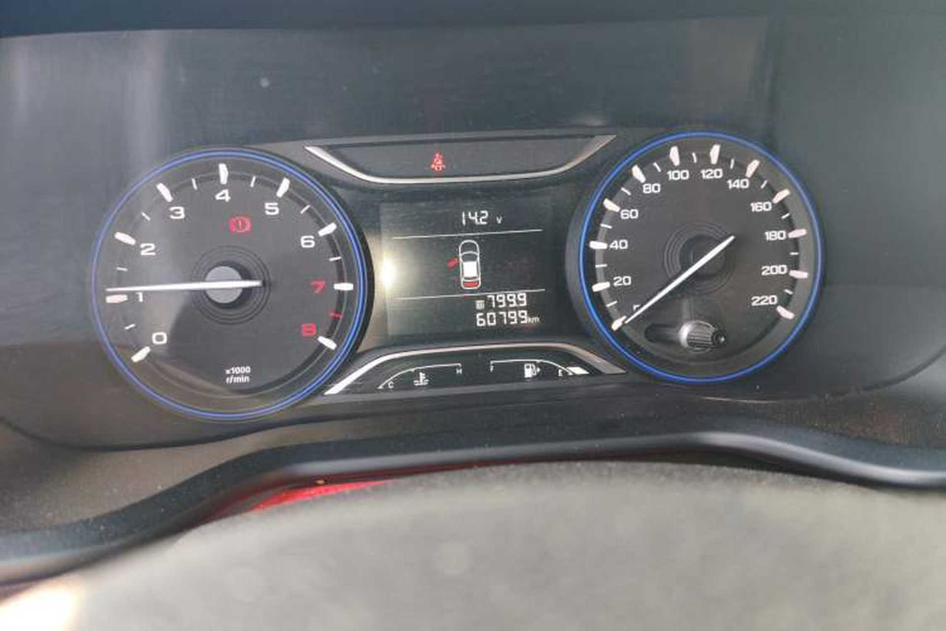 Used GAC Trumpchi GS3 2017 150N Manual Elite Edition Odometer Close Up