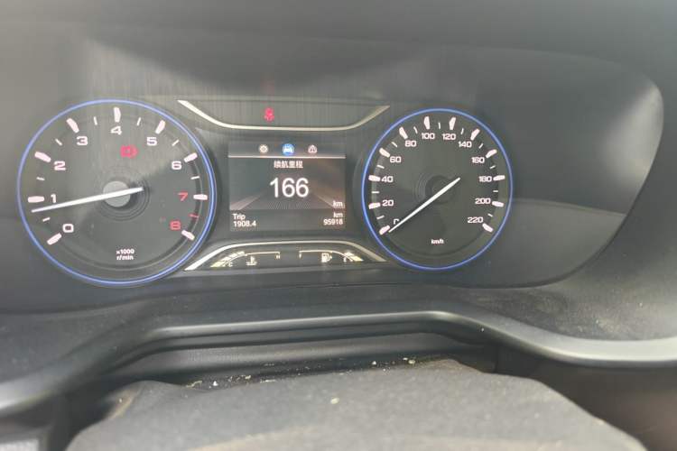 Used GAC Trumpchi GS3 2017 150N Manual Luxury Edition Odometer Close Up