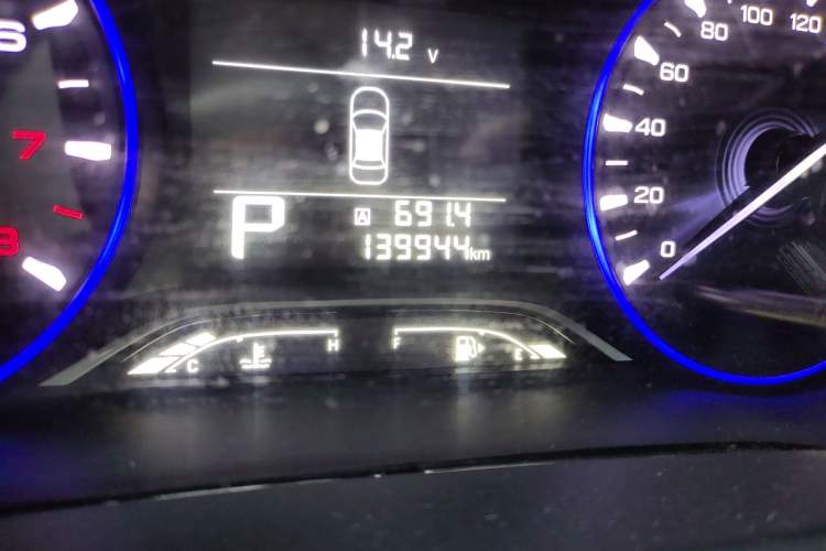 Used GAC Trumpchi GS3 2017 150N Automatic Comfort Edition Odometer Close Up