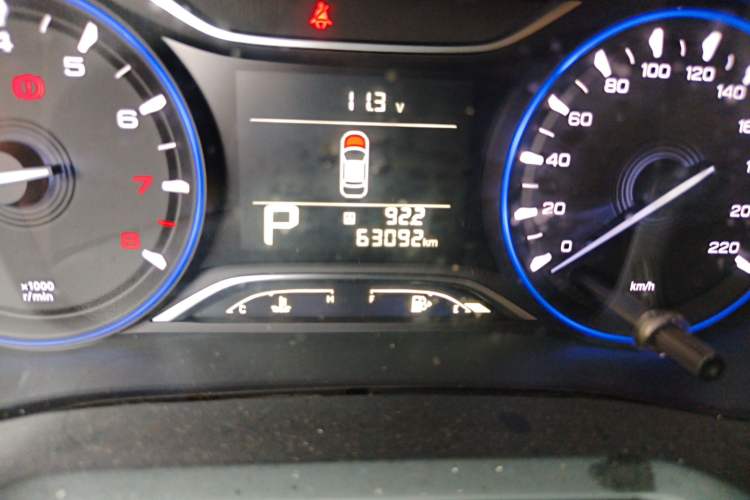 Used GAC Trumpchi GS3 2017 200T Automatic Elite Edition Odometer Close Up