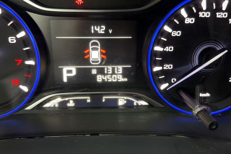 Used GAC Trumpchi GS3 2017 150N Automatic Elite Edition Odometer Close Up