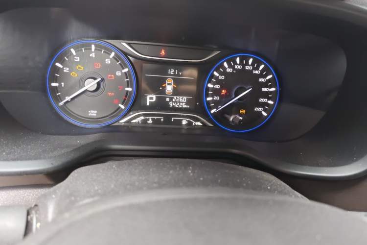 Used GAC Trumpchi GS3 2017 150N Automatic Elite Edition Odometer Close Up