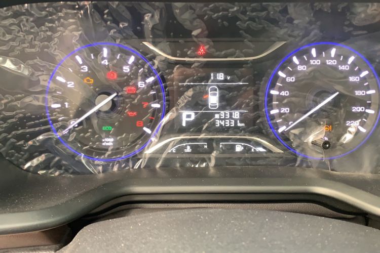 Used GAC Trumpchi GS3 2017 150N Automatic Elite Edition Odometer Close Up