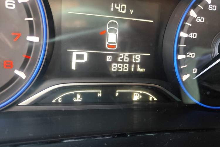 Used GAC Trumpchi GS3 2017 150N Automatic Elite Edition Odometer Close Up