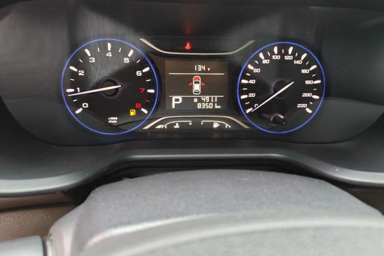 Used GAC Trumpchi GS3 2017 200T Automatic Elite Edition Odometer Close Up