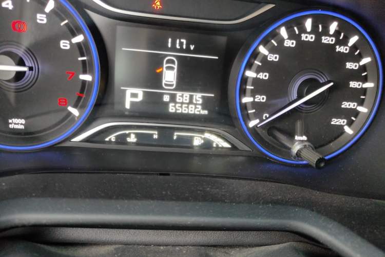 Used GAC Trumpchi GS3 2017 150N Automatic Elite Edition Odometer Close Up