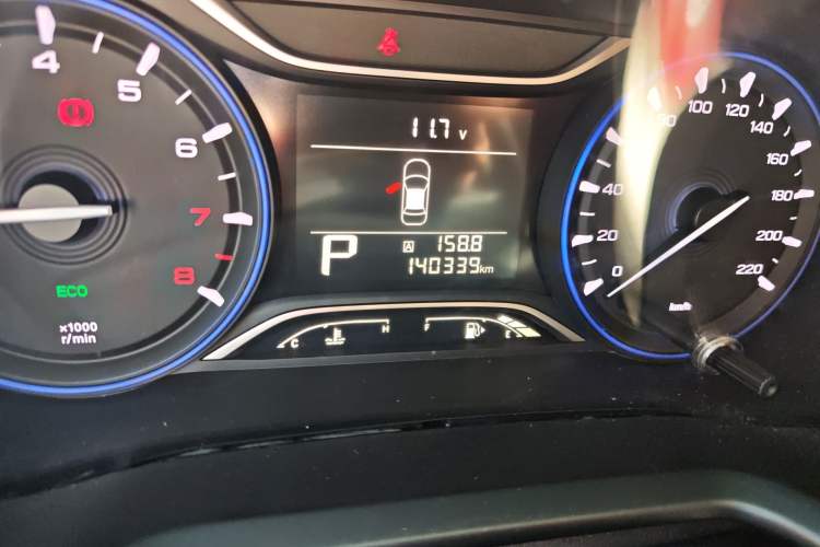 Used GAC Trumpchi GS3 2017 150N Automatic Elite Edition Odometer Close Up