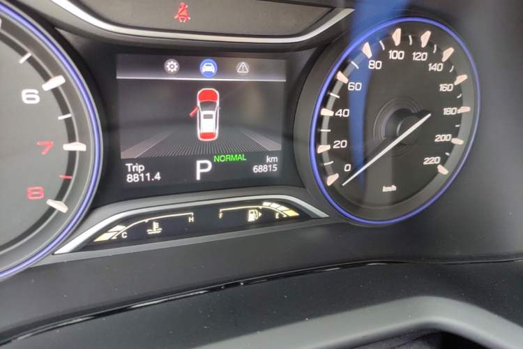 Used GAC Trumpchi GS3 2017 200T Automatic Luxury Edition Odometer Close Up