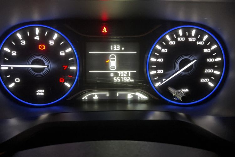 Used GAC Trumpchi GS3 2017 150N Manual Elite Edition Odometer Close Up