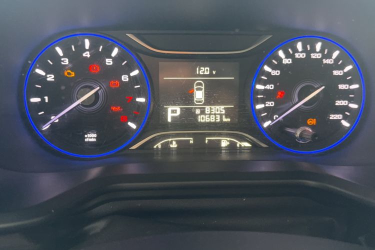 Used GAC Trumpchi GS3 2017 150N Automatic Elite Edition Odometer Close Up