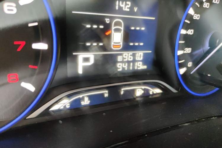 Used GAC Trumpchi GS3 2017 150N Automatic Elite Edition Odometer Close Up