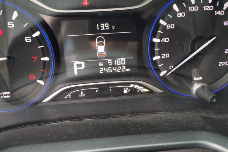 Used GAC Trumpchi GS3 2017 150N Automatic Elite Edition Odometer Close Up