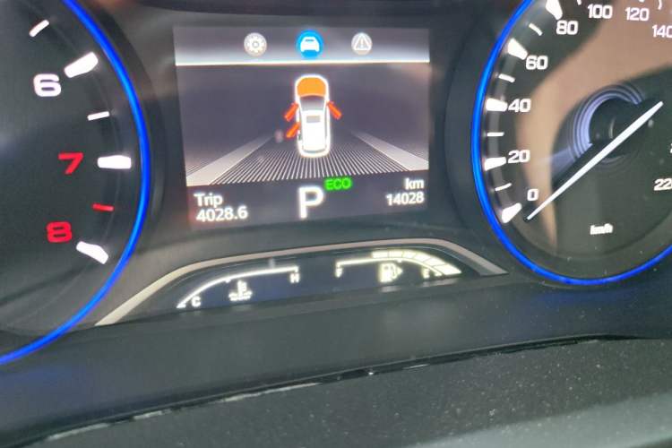 Used GAC Trumpchi GS3 2017 200T Automatic Luxury Edition Odometer Close Up