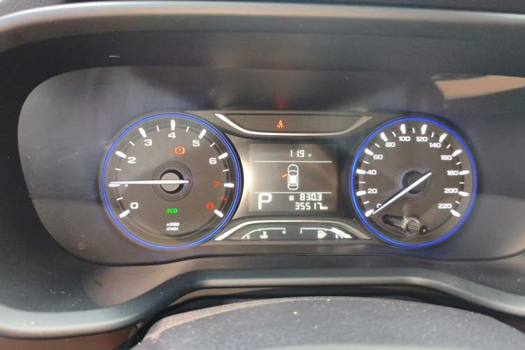 Used GAC Trumpchi GS3 2017 150N Automatic Elite Edition Odometer Close Up