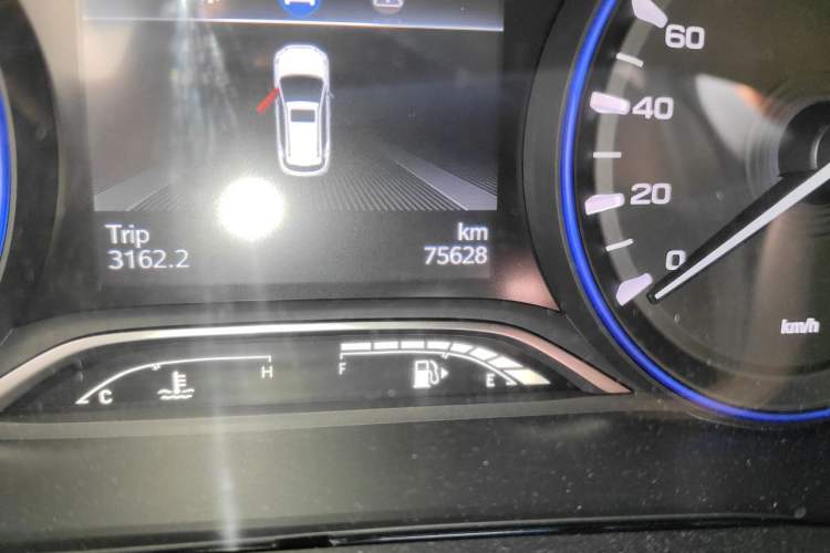 Used GAC Trumpchi GS3 2017 150N Manual Luxury Edition Odometer Close Up