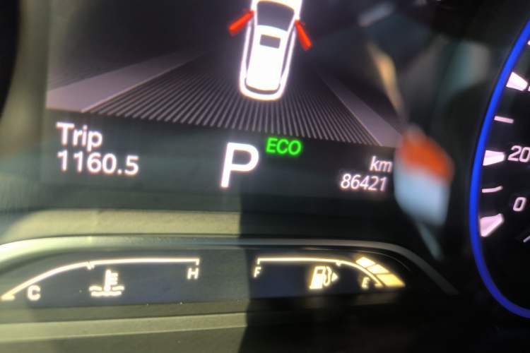 Used GAC Trumpchi GS3 2017 200T Automatic Prestige Edition Odometer Close Up