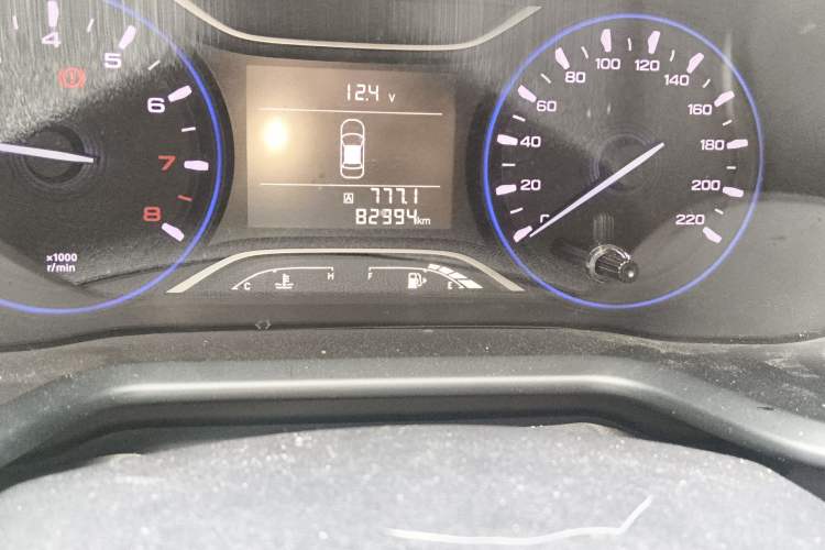 Used GAC Trumpchi GS3 2017 150N Manual Elite Edition Odometer Close Up