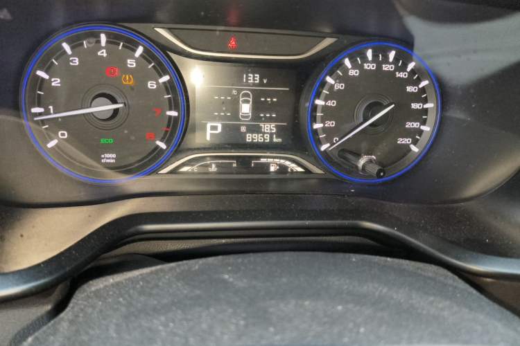 Used GAC Trumpchi GS3 2017 200T Automatic Elite Edition Odometer Close Up