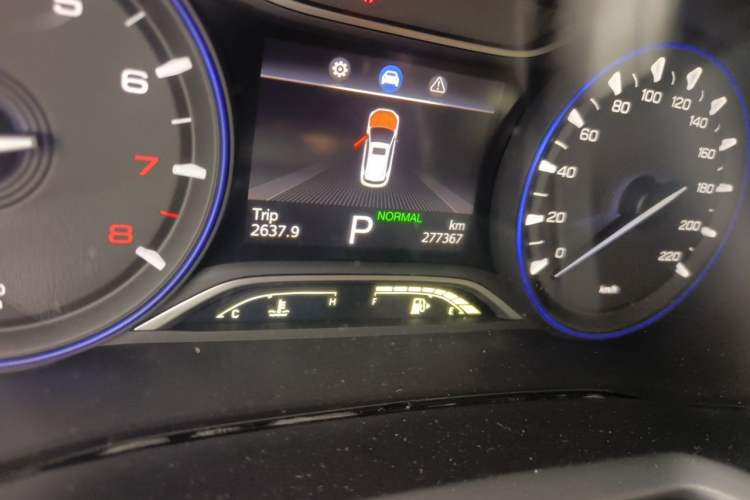 Used GAC Trumpchi GS3 2017 200T Automatic Luxury Edition Odometer Close Up